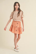 Load image into Gallery viewer, Girls | Peasant Top &amp; Tiered Skirt Set
