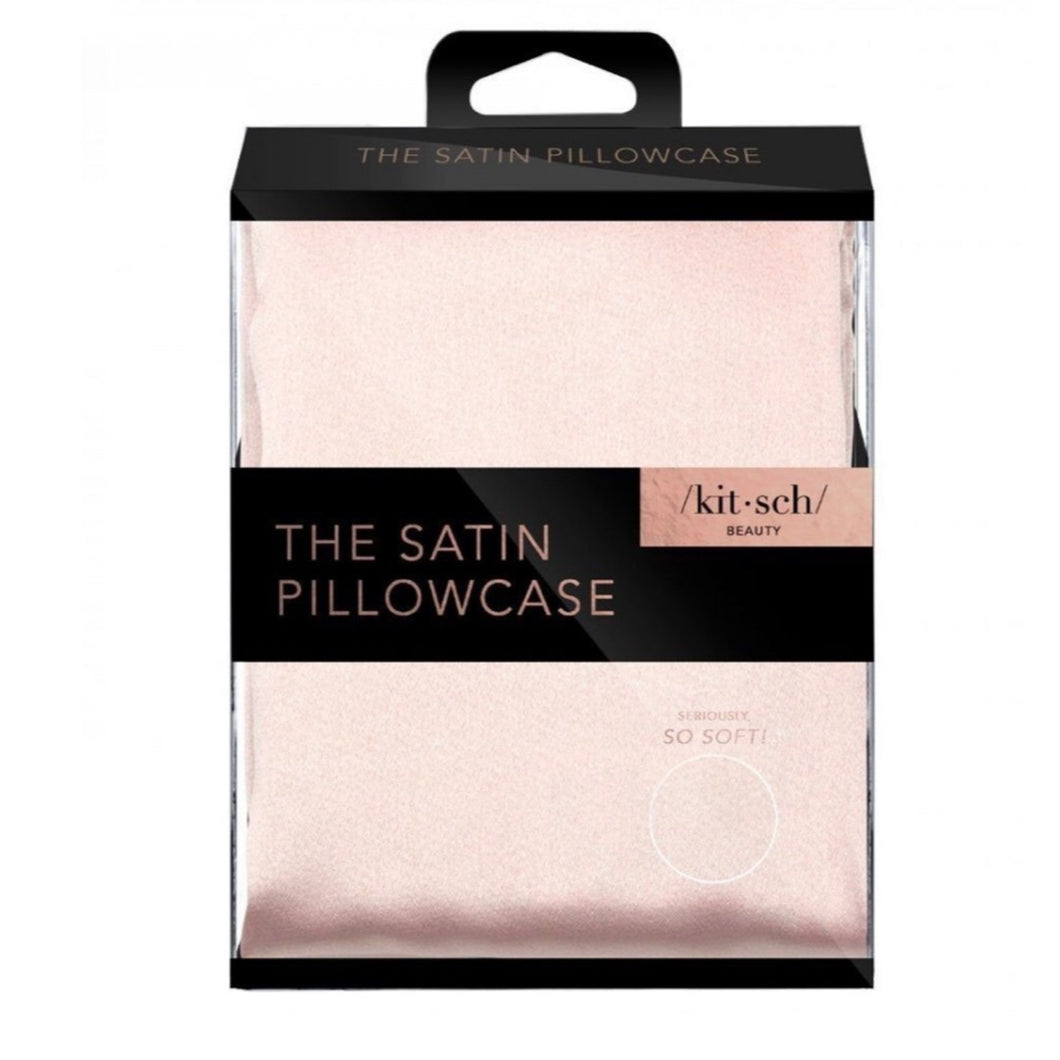 Kitsch | Standard Satin Pillowcase | Blush