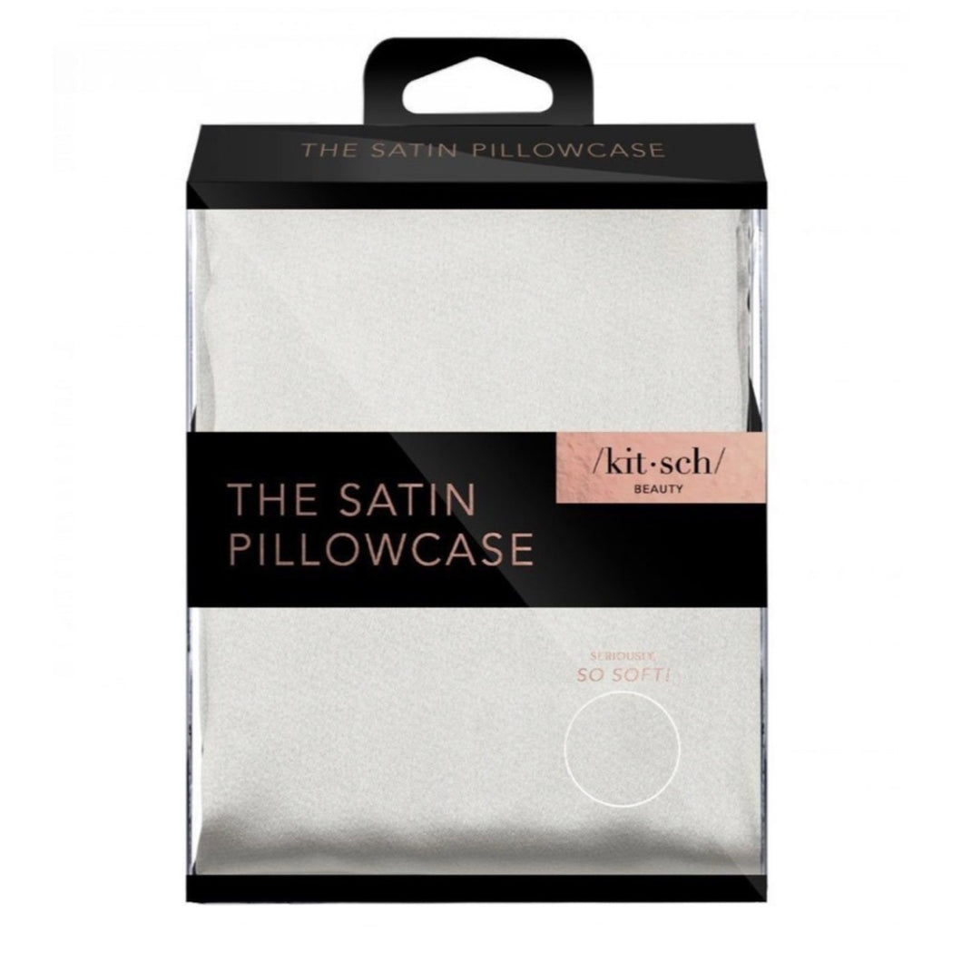 Kitsch: Satin Pillowcase - Silver