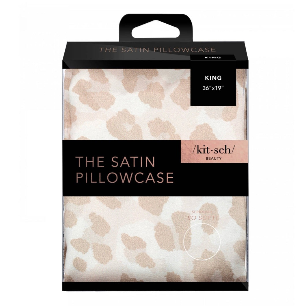 Kitsch | Standard Satin Pillowcase | Leopard