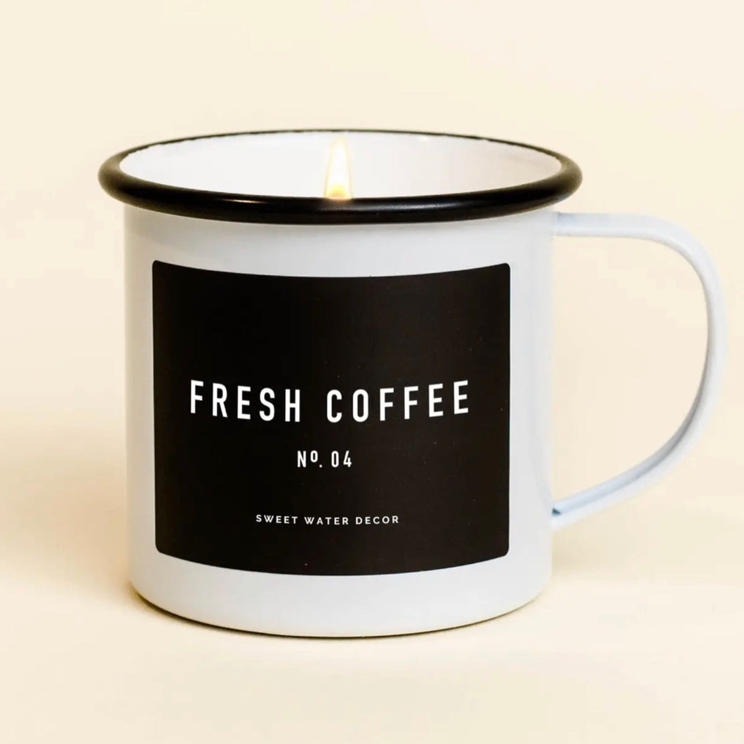 Fresh Coffee Soy Mug Candle | 11oz