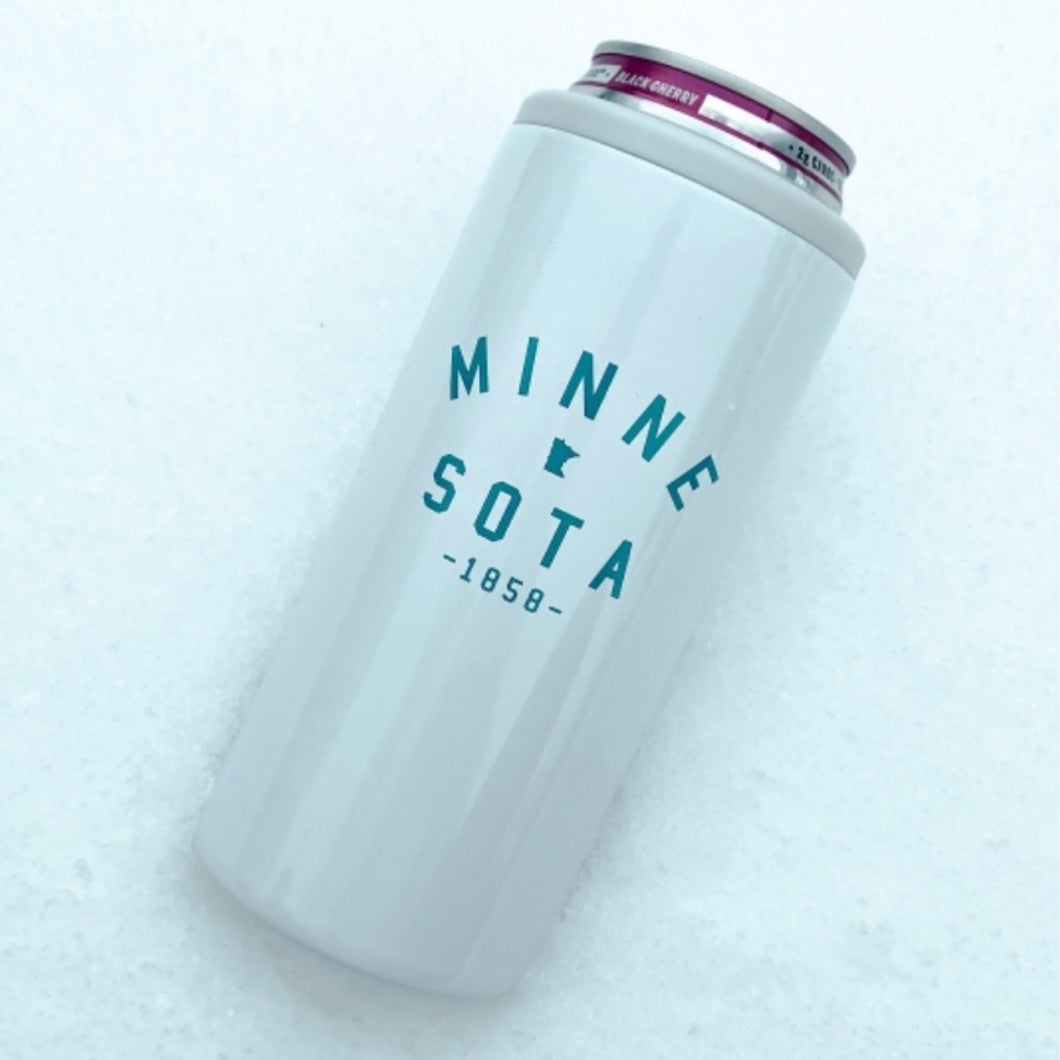 SOTA | Slim Insulated Can Cooler | Gloss White