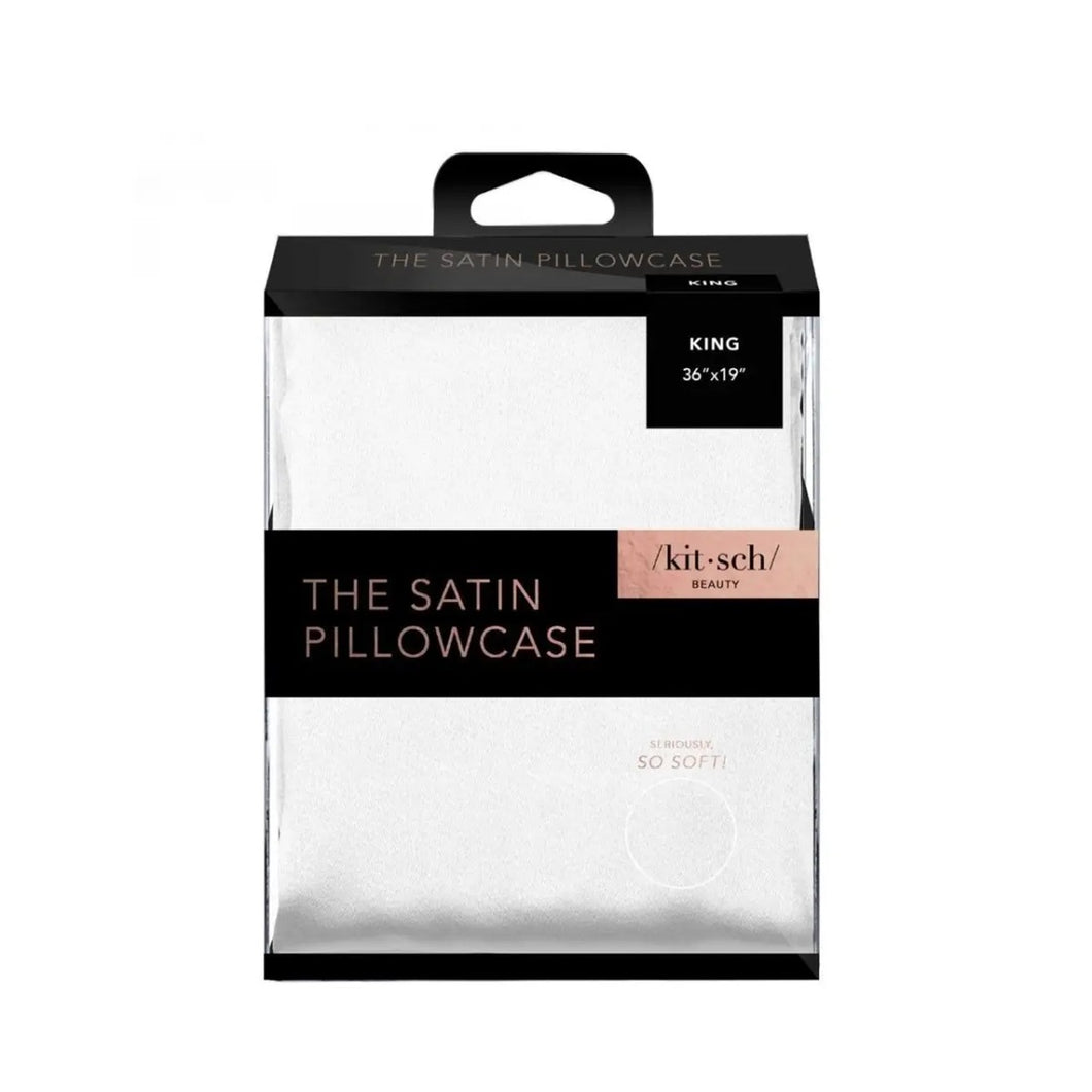 Kitsch | King Satin Pillowcase | Ivory