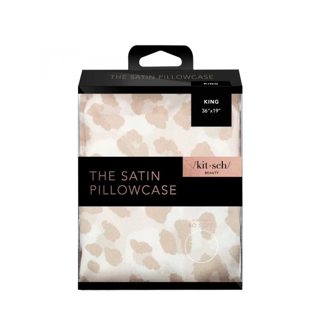 Kitsch | King Satin Pillowcase | Leopard
