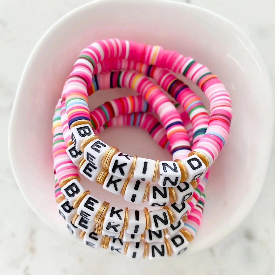 “Be Kind” Color Pop Bracelet | 6in