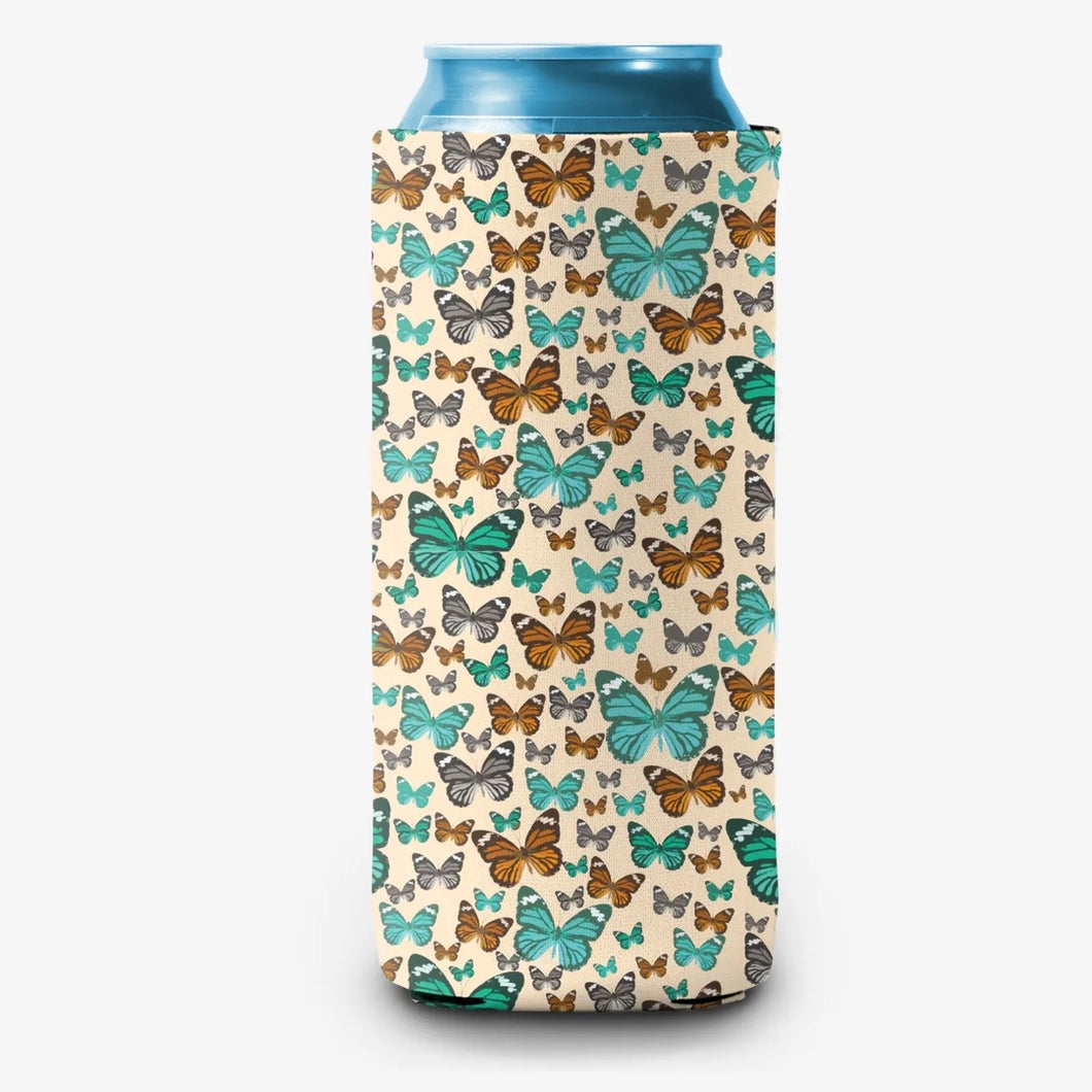 Vintage Butterfly | Slim Can Cooler