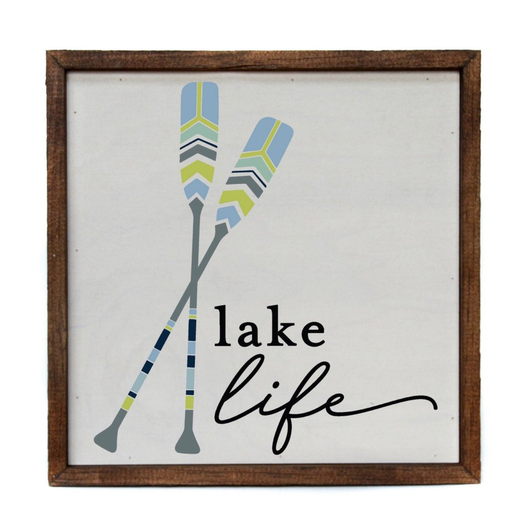 Lake Life | 10x10 Sign