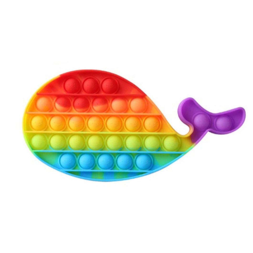 Rainbow Whale Pop-It