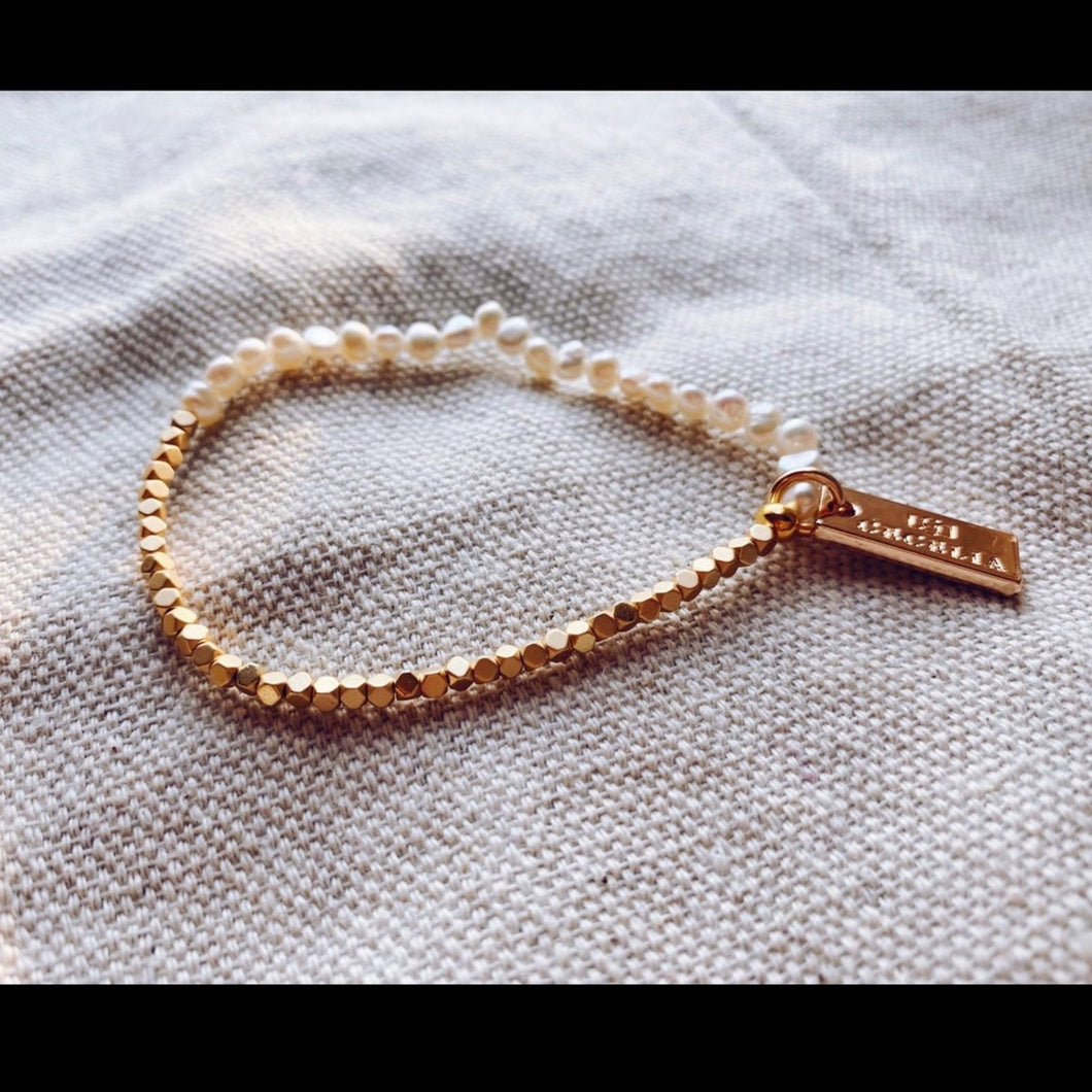 Cecelia | Freshwater Pearls Bracelet