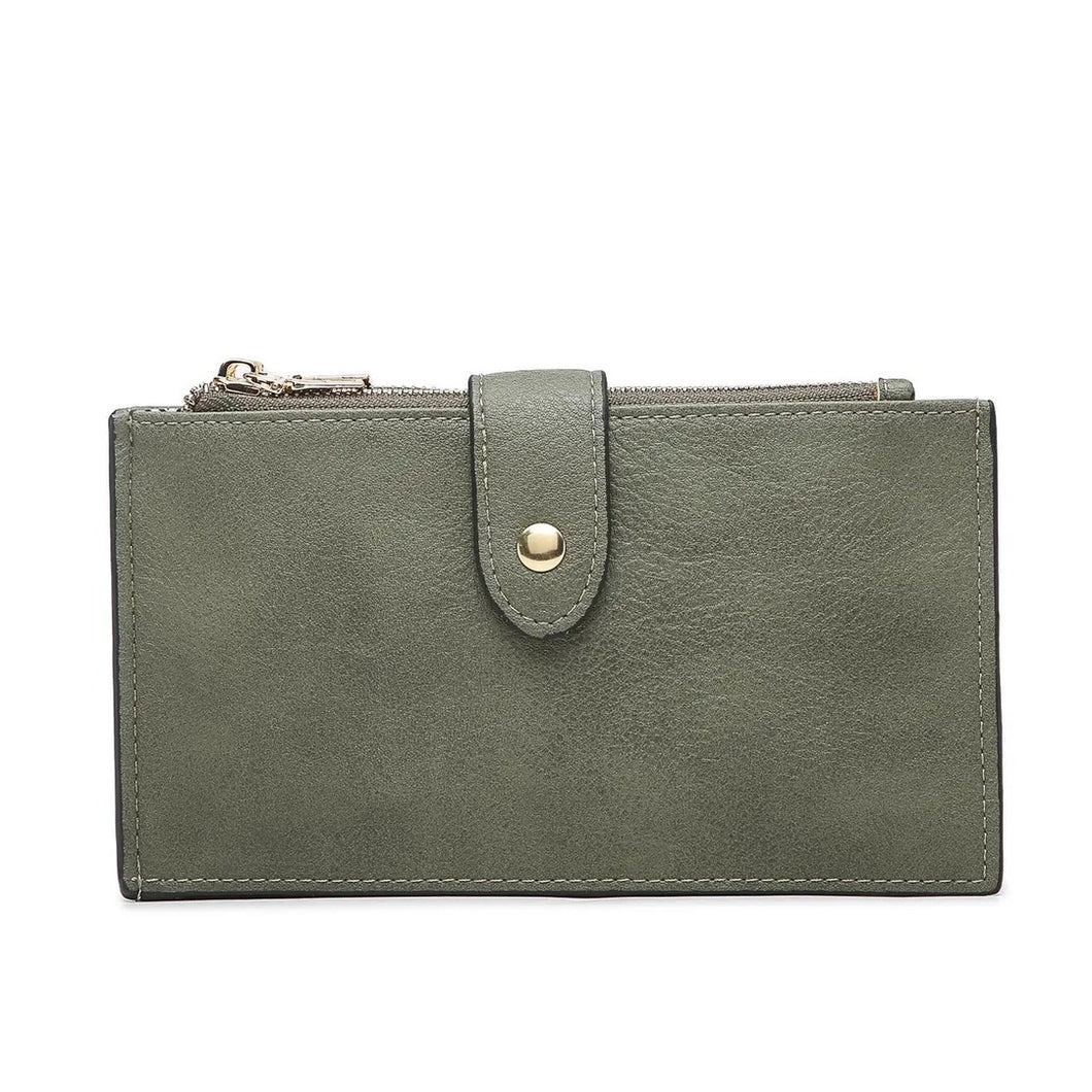 Two Compartment Wallet | Olive