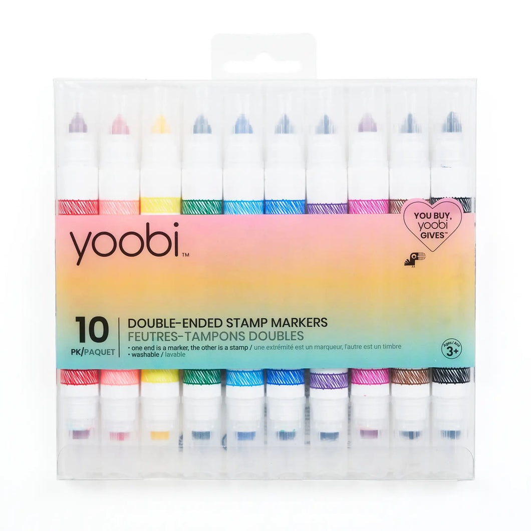 Yoobi | Marker 10pk Double Ended Stamp Multicolor