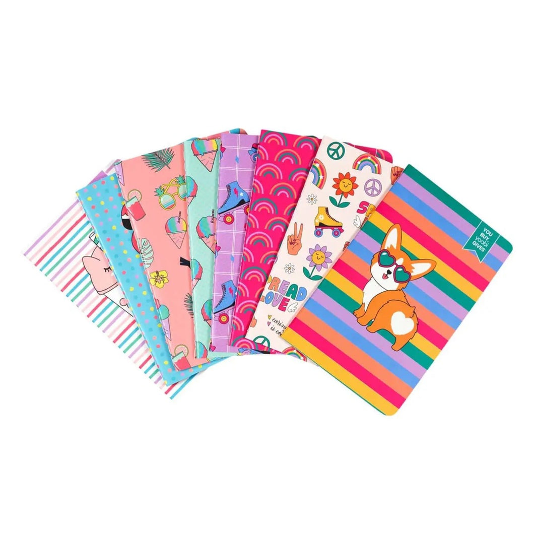 Yoobi | Paper Set 8pk Journal Boxed | Multicolor