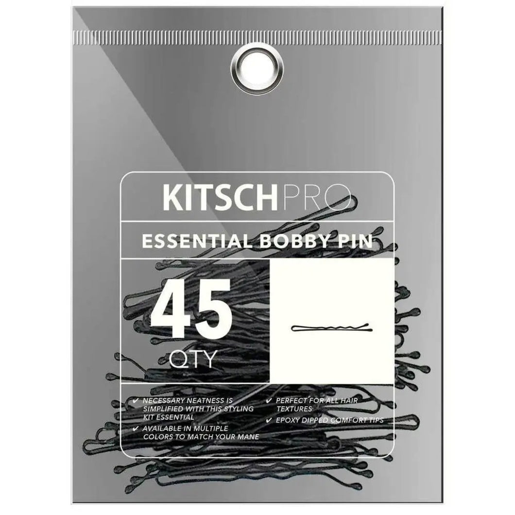 Kitsch | Essential Bobby Pins 45pc | Black