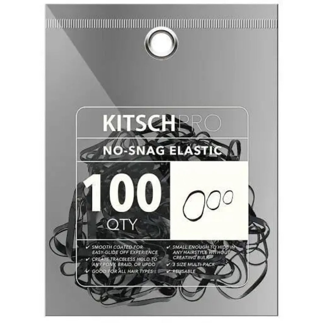 Kitsch | No-Snag Elastic 100pc | Black