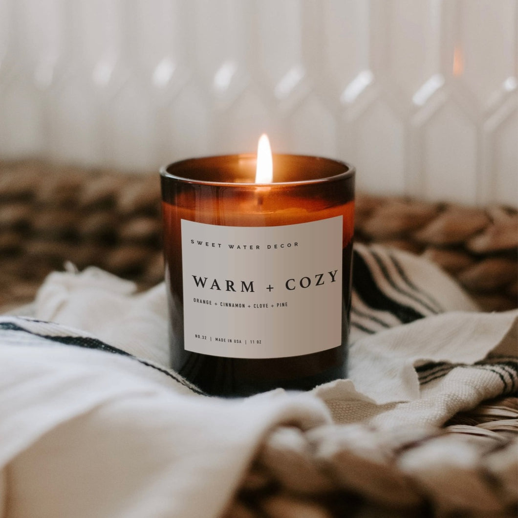 Warm + Cozy Soy Candle | 11oz