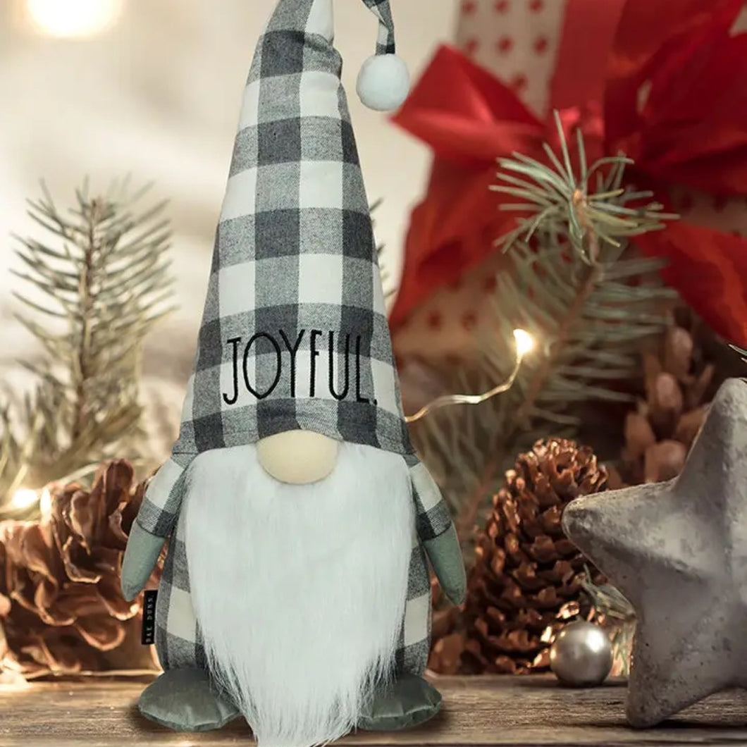 Rae Dunn Plush Gnome | Joyful