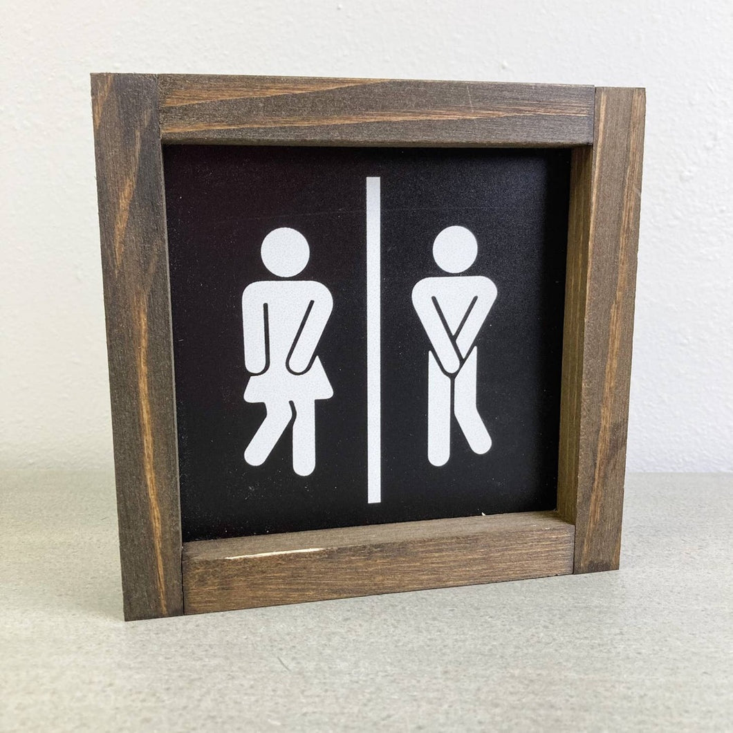 Restroom Sign | 7 x 7