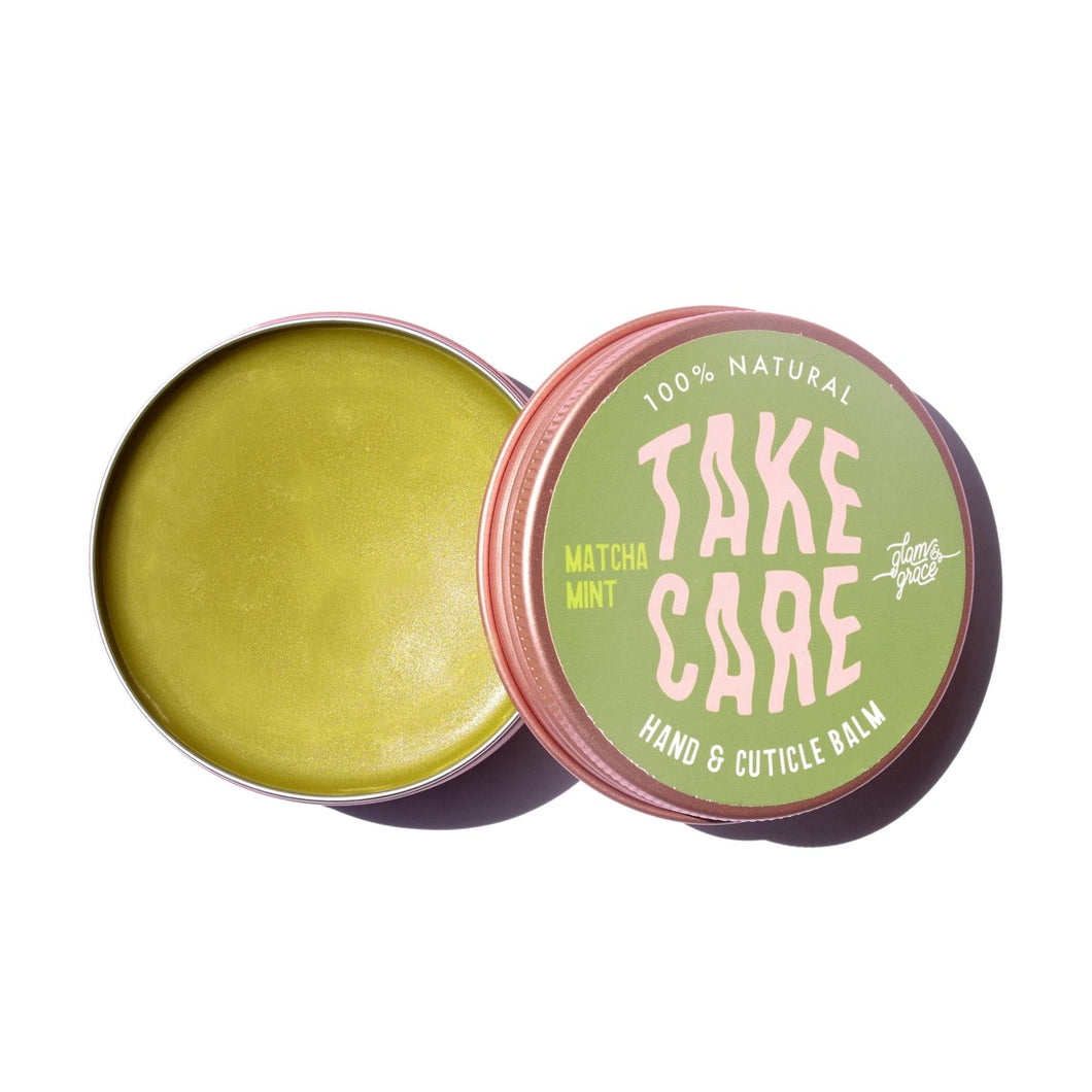 Glam & Grace - Take Care - Hand & Cuticle Balm - Matcha Mint