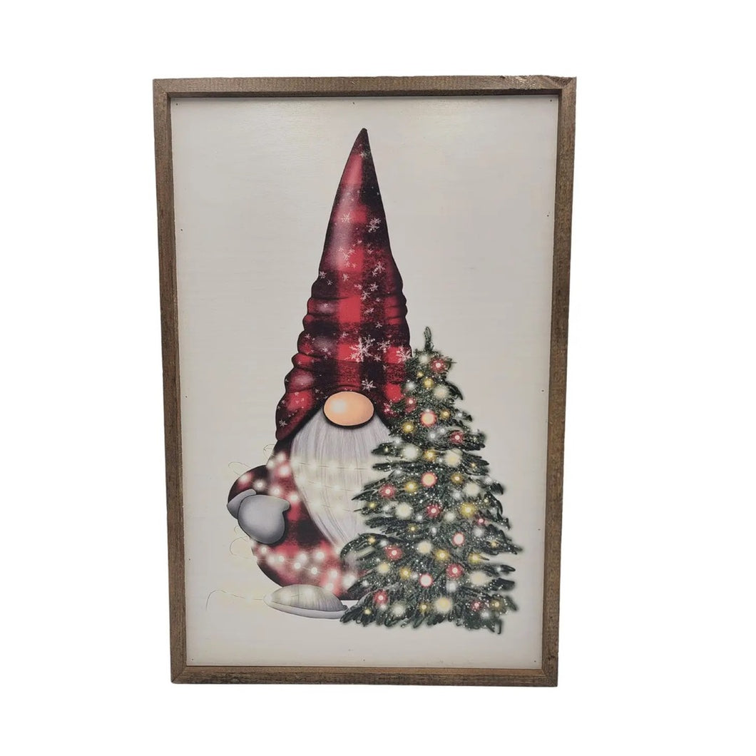 Christmas Gnome Sign | 12x18