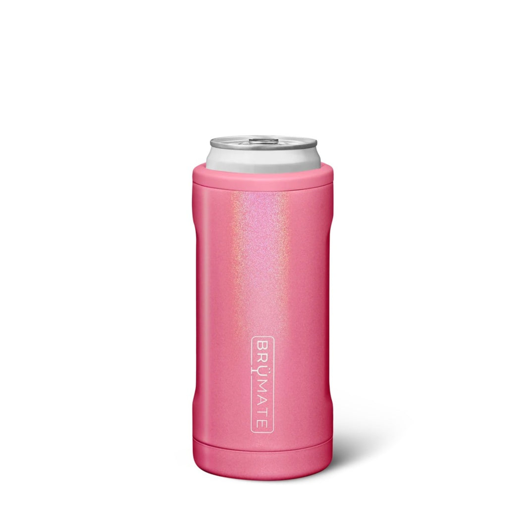 Brumate | Hopsulator Slim 12oz Cans | Glitter Pink
