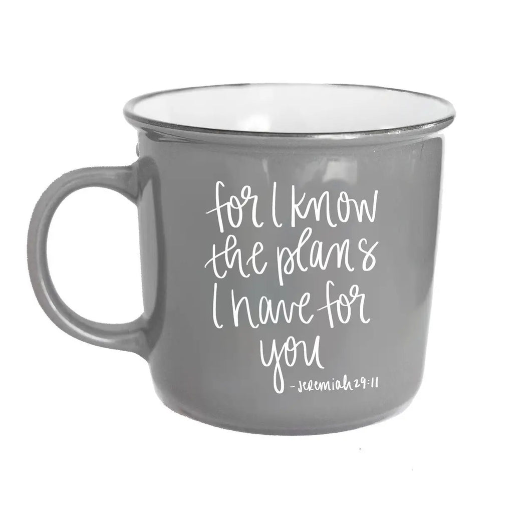 For I Know The Plans Jeremiah 29:11 Scripture | Campfire Coffee Mug