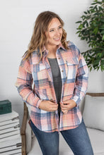 Load image into Gallery viewer, Becca Plaid Shacket | Sunset

