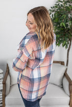 Load image into Gallery viewer, Becca Plaid Shacket | Sunset
