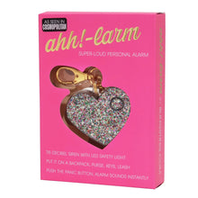 Load image into Gallery viewer, Glitter Heart Personal Alarm | Assorted Colors | BLINGSTING
