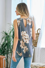 Load image into Gallery viewer, Bloomy Afternoon Tank | Navy
