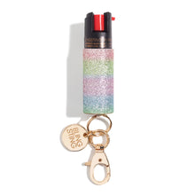 Load image into Gallery viewer, Rainbow Glitter Pepper Spray | BLINGSTING
