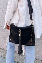 Load image into Gallery viewer, Marie Crossbody w/ Grommet Details | Black
