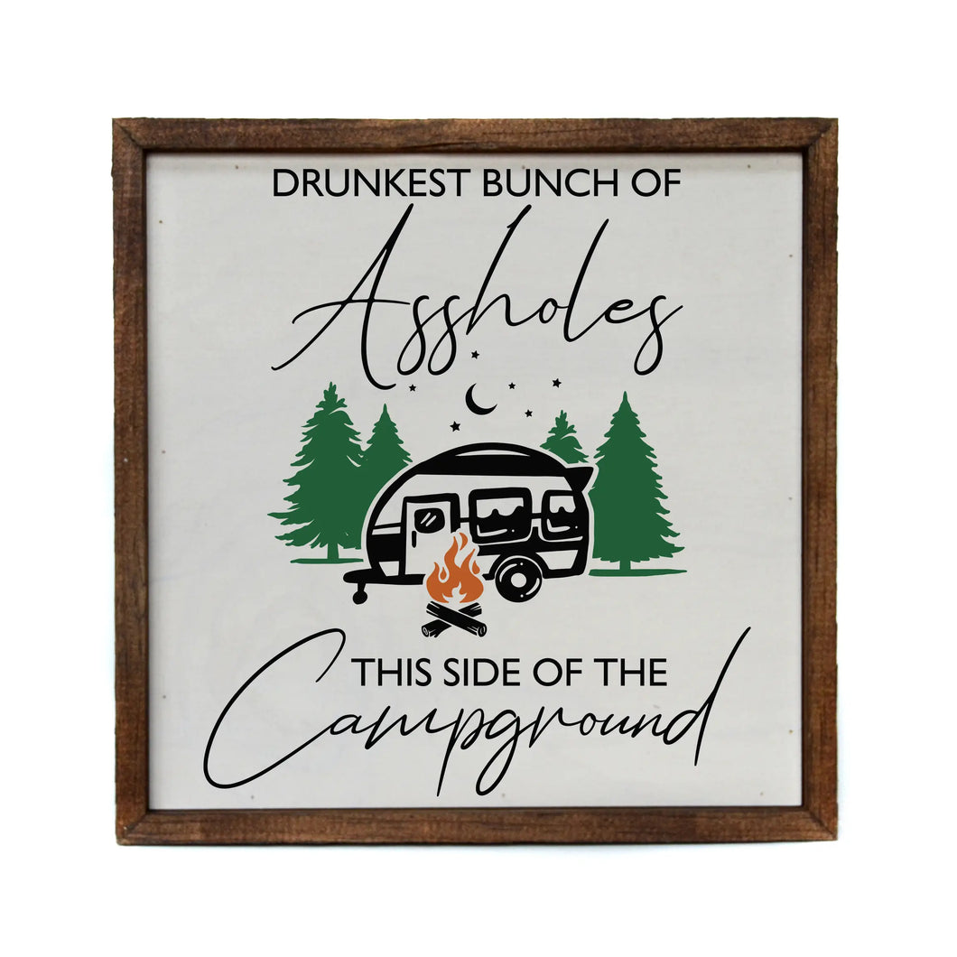 Drunkest Bunch | 10x10 Sign