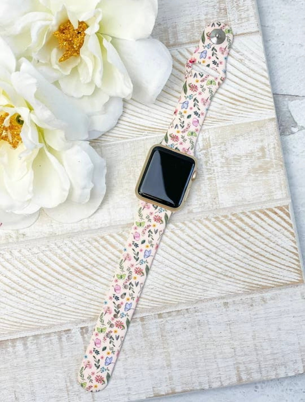 Floral Butterfly Smart Watch Band | M/L