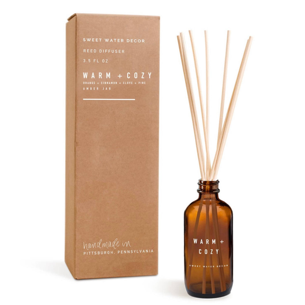 Warm + Cozy | Reed Diffuser | Amber